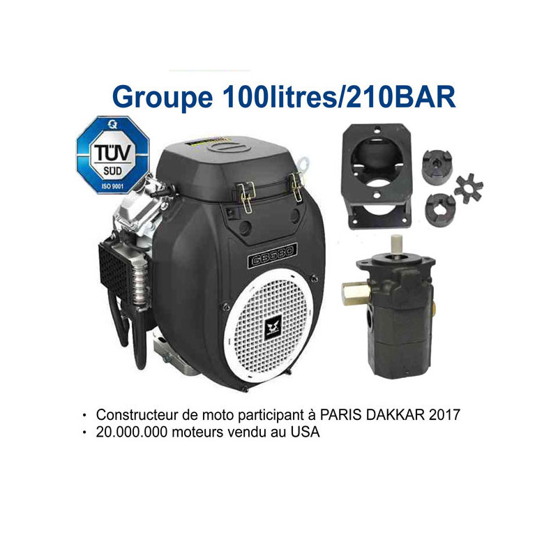 Groupe hydraulique 20CV  V2 POMPE 15.3/7.6